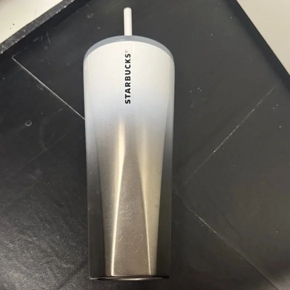 Starbucks Black and White Ombre Tumbler
