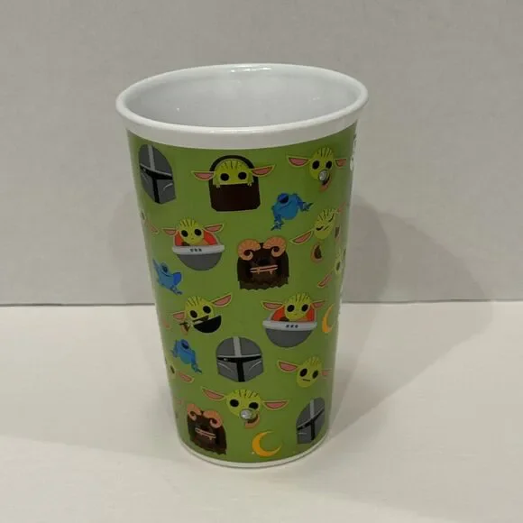 Star Wars Baby Yoda Mandalorian Ceramic Travel Limited Edition Coffee Tumbler