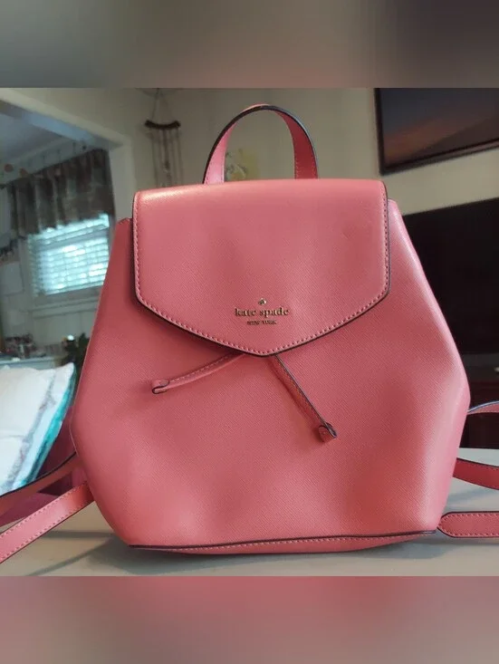 Kate Spade Leather Backpack In Pink
