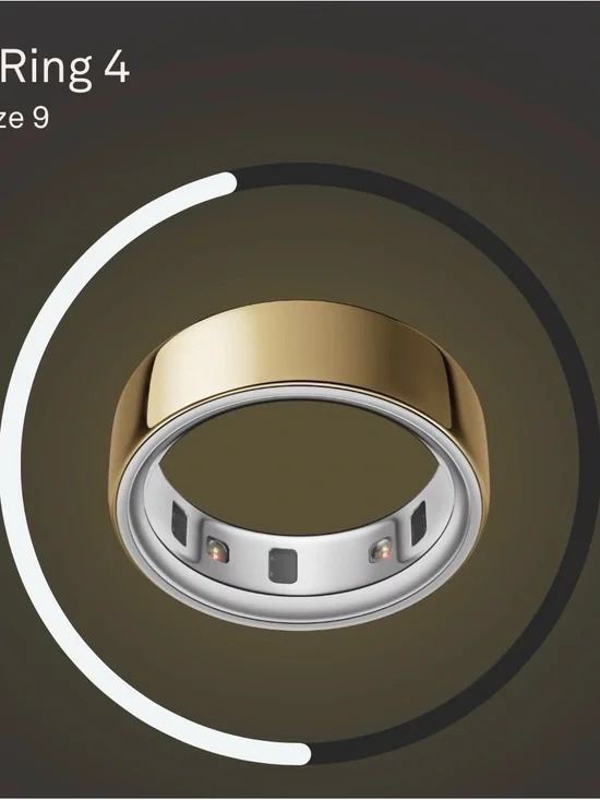 Oura Ring 4 Gold and Silver Smart Ring