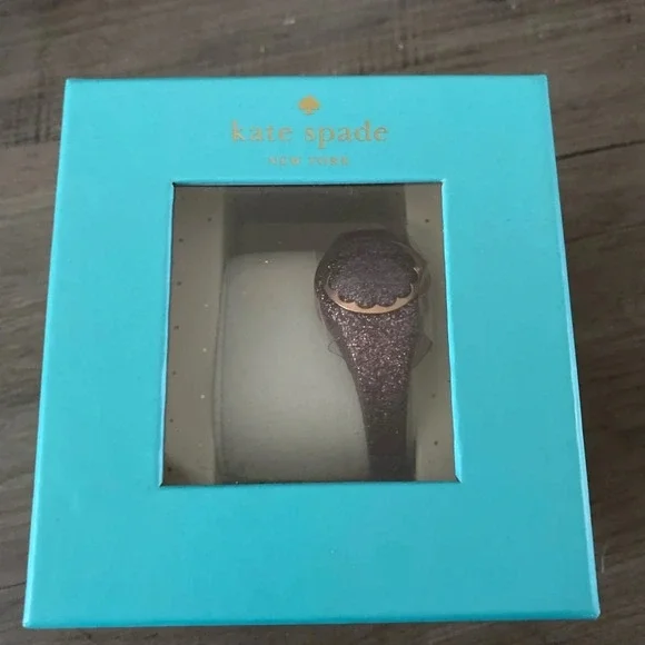 Kate Spade Glitter Rose Bracelet-Style Smart Ring Watch