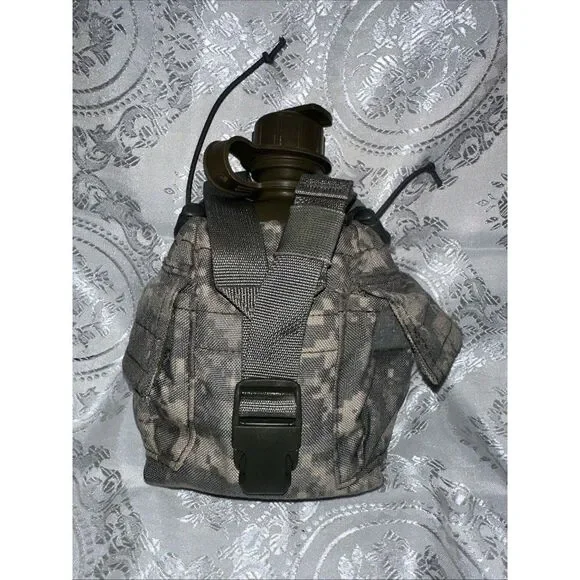 1QT Canteen with ACU Pouch -  Canteen 1 Quart UCP Cover