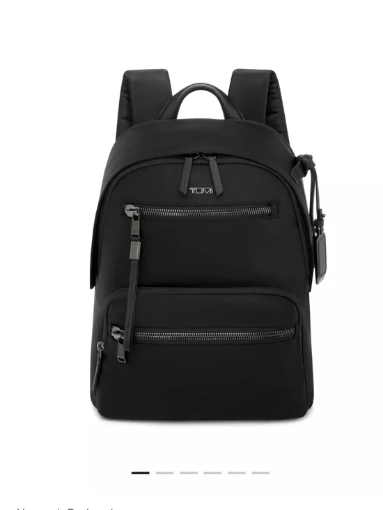 Tumi Black Nylon Women's Everyday Backpack