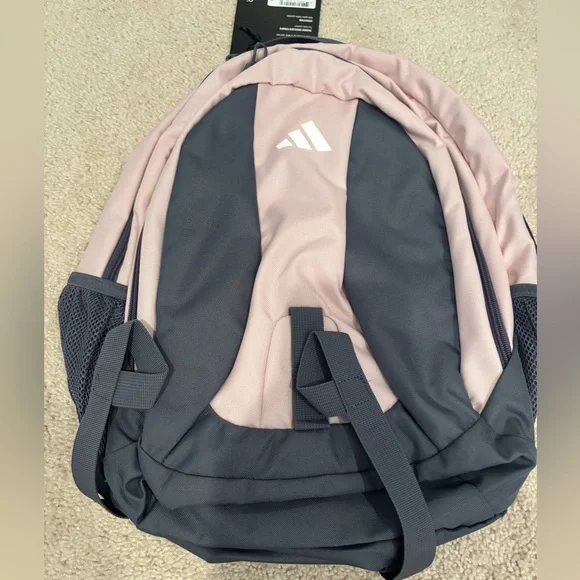NWT Adidas Journal 2 Backpack 17'‎ Sandy Pink and Onix Grey
