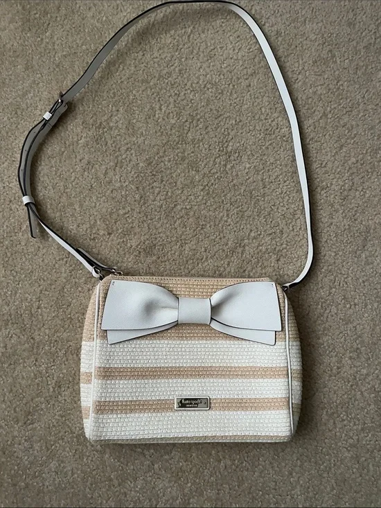 Kate Spade Straw Bow Bag