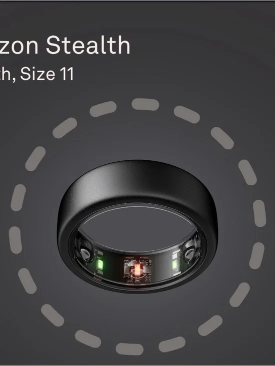 Oura Ring Stealth Smart Ring - Black