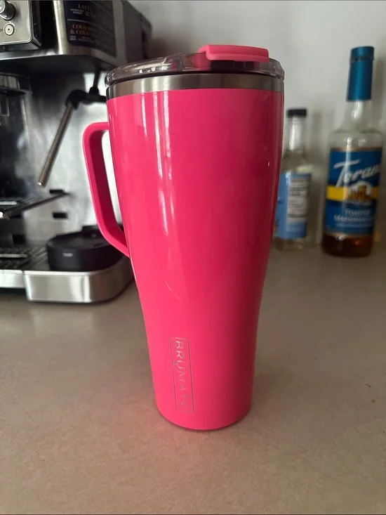 BRUMATE 32 Oz Toddy Pink Insulated Travel Mug