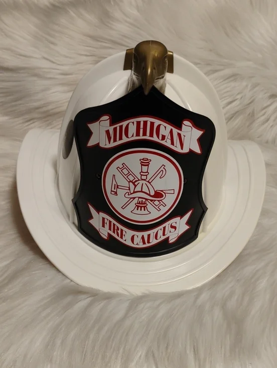 (C-77) Michigan Fire Caucus 95th Session Commemorative Helmut