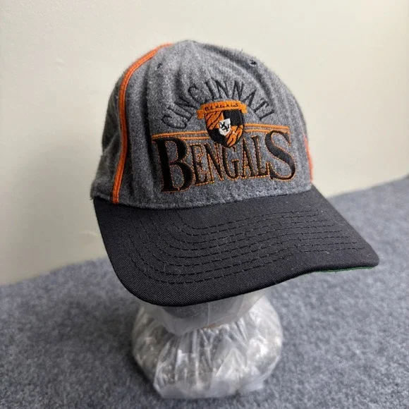 Rare vintage Cincinnati Bengals The Game snapback Wool‎ Grey Hat