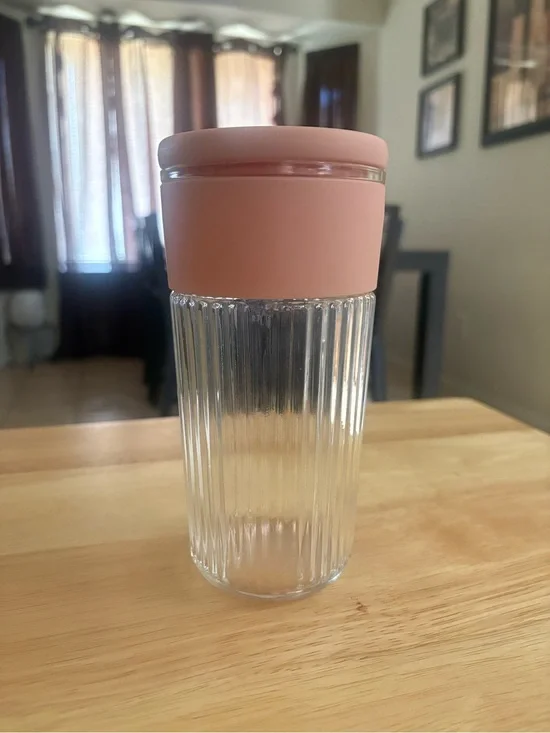 Pink Glass Tumbler