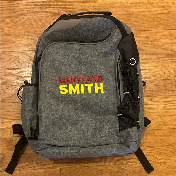Gray ‘Maryland Smith' UNISEX backpack of MBA/Business school Maryland university