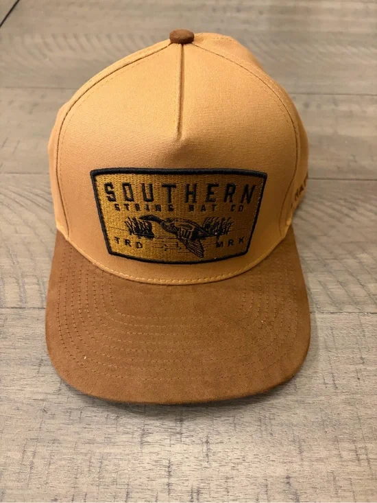 Southern String Hat Co Men's Two-Tone Tan Trucker Hat