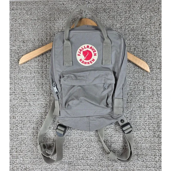 Fjallraven Kanken Mini Backpack Gray Classic‎ School Bag Canvas