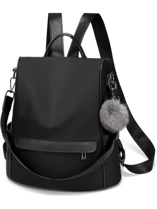 Stylish Lightweight Nylon Anti-Theft Women’s Backpack Purse for Travel & Casual