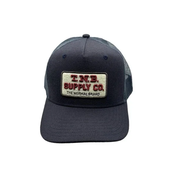 The Normal Brand Hat Navy Blue TNB Supply Co Trucker Snapback