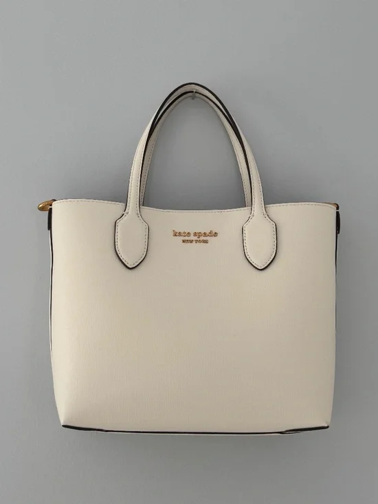 Kate spade New York Medium Bleecker Saffiano Leather Tote/Crossbody Parchment