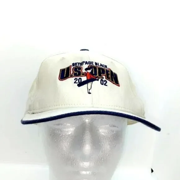New Era PGA Bethpage Black 2002 U.S. Open Vintage Cap - size 7 3/4 RARE!
