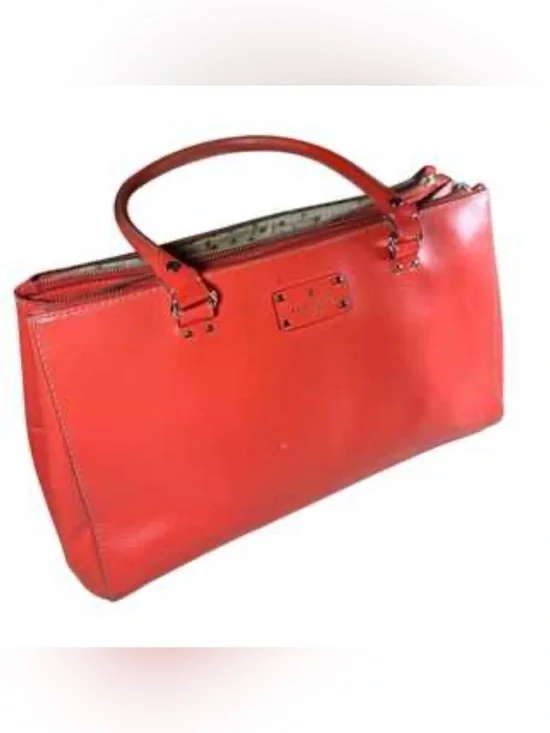 kate spade Red Leather Satchel