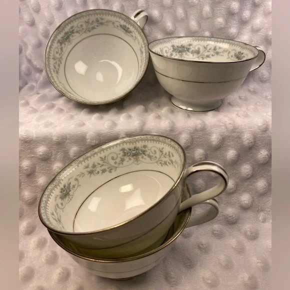 Vintage Set of 4 Noritake Colburn #6107 Coffee/Tea Cups