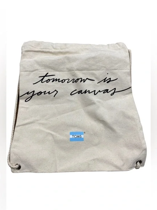 TOMS canvas backpack bag