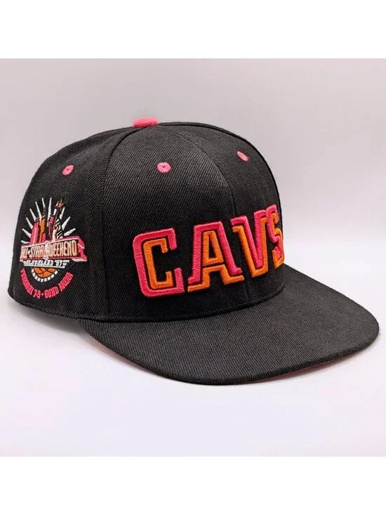 Cleveland Cavaliers Cavs Mitchell & Ness Fitted Hat All Star Weekend 97 Sz 7 3/8