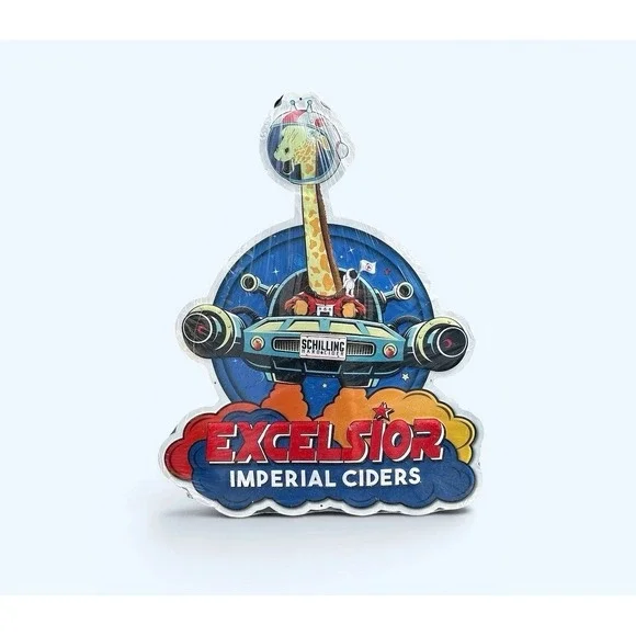 SCHILLING EXCELSIOR IMPERIAL CIDERS METAL SIGN