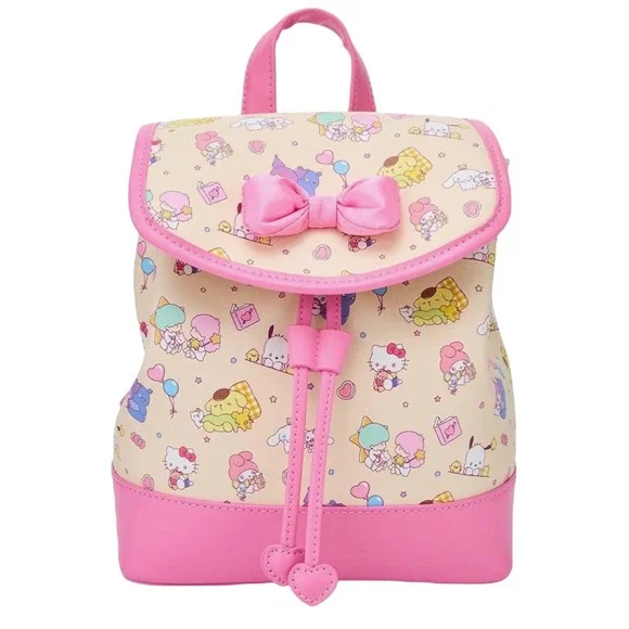 Sanrio Hello Kitty And Friends Missing You Backpack Kawaii‎ Pink Bow NWT