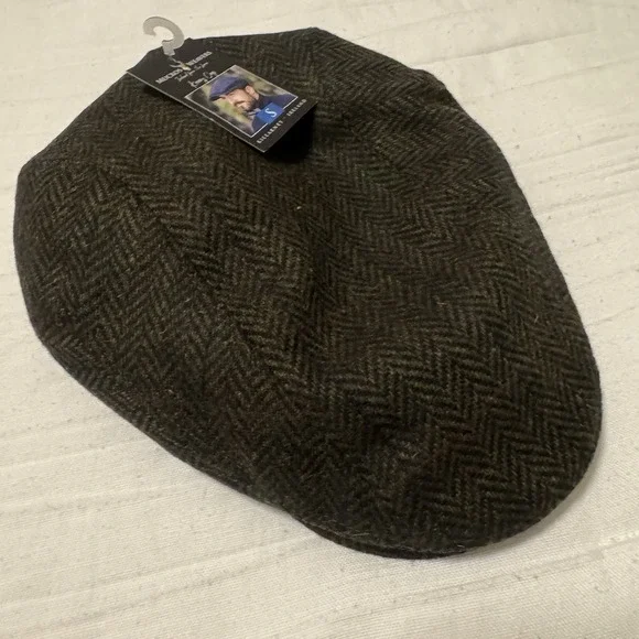Mucros Weavers Irish Flat Cap Men's Trinity 100% Wool Tweed Hat‎ Made in Ireland