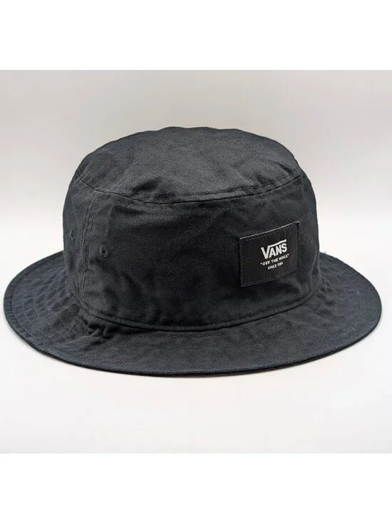 VANS Off The Wall Black Bucket Hat Unisex OSFM Skateboarding Skater Street Wear