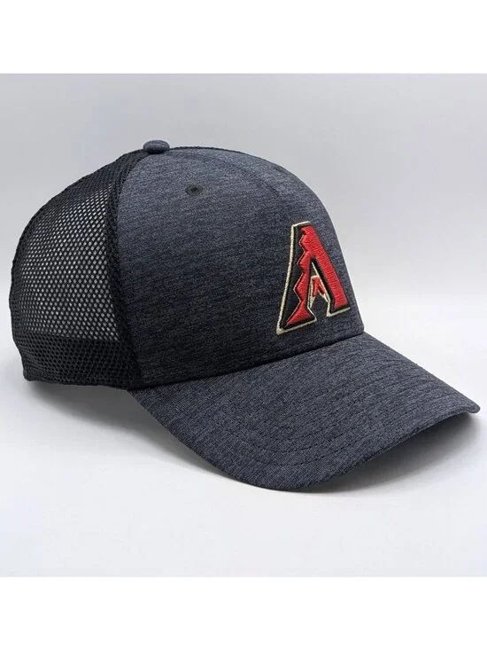 Arizona Diamondbacks Hat Cap Strap Back Gray Black MLB Baseball Under Armour