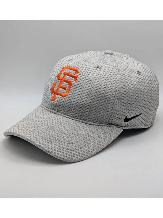 San Francisco Giants Gray Nike Heritage86 Dri Fit Strap Back Adjustable Hat Cap