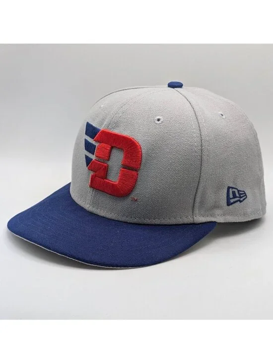 University of Dayton Flyers UD New Era Hat Fitted Size 7 1/2 59fifty Flat Bill