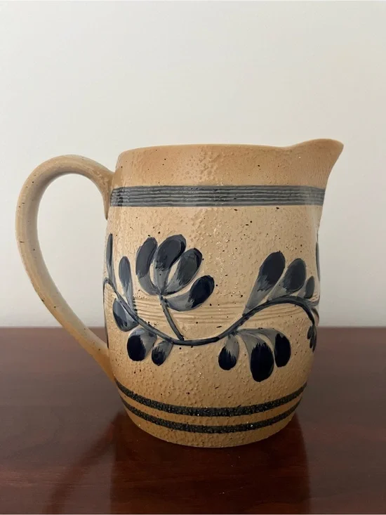 Williamsburg Pottery Pitcher - Teleflora - 75th Anniversary