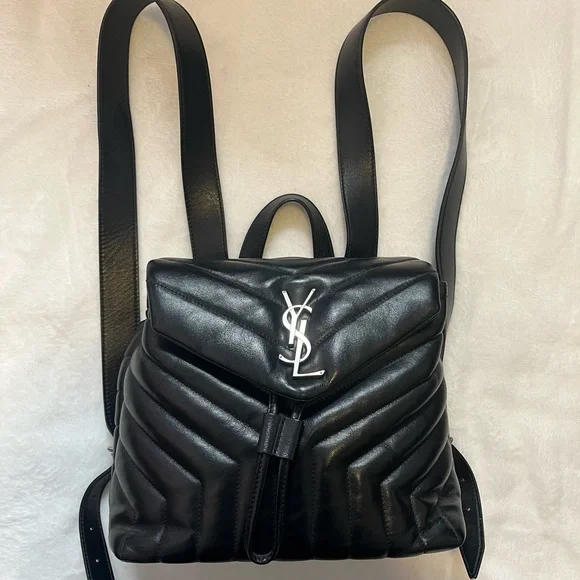 Saint Laurent small loulou quilted backpack
