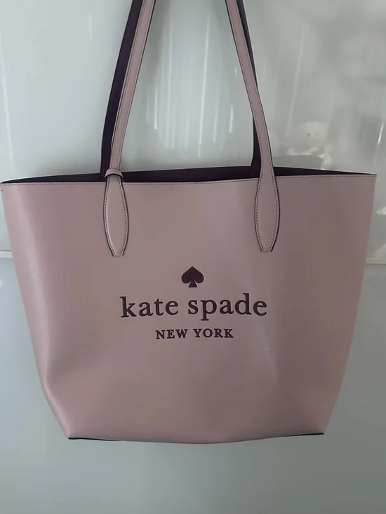 Kate Spade New York Blush Pink Large Tote Bag w/ Removable Zip Pouch