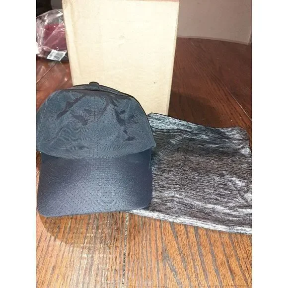 New Black Grey Breathable Adjustable Right Ear Hat Baseball Cap with Face Mask G