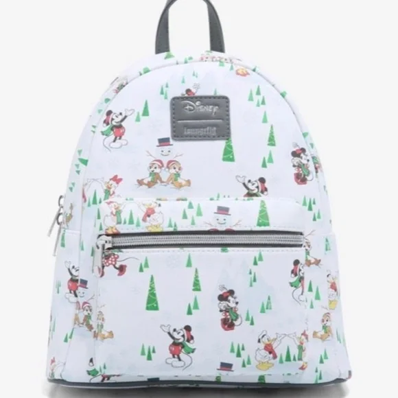 Loungefly‎ Mickey Mouse & Friends Snow Day Mini Backpack