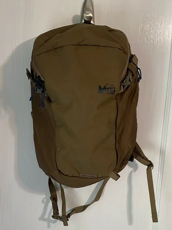 REI brown backpack
