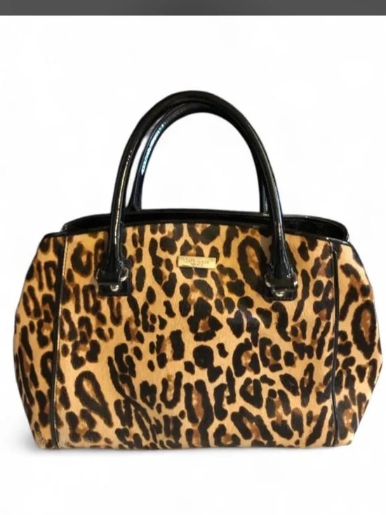 Kate Spade Calfhair Leopard Chateau Hills Sloan Satchel Handbag MSRP 958