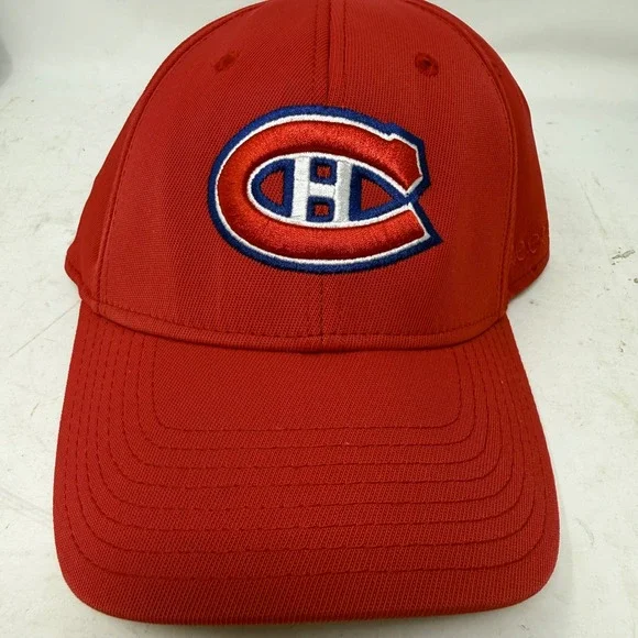 Montreal Canadiens NHL Reebok Face Off Headwear Red Fitmax 70 Hat Mens L/XL