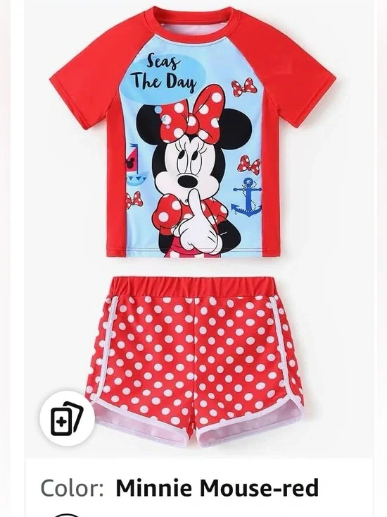 BRAND NEW Disney Red Polka Dot Minnie Swim Bottoms