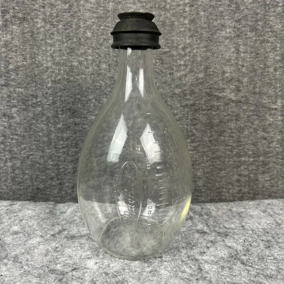 Vintage MacBick 2000 ML Glass‎ Bottle Science Beaker Antique Corning USA 11''