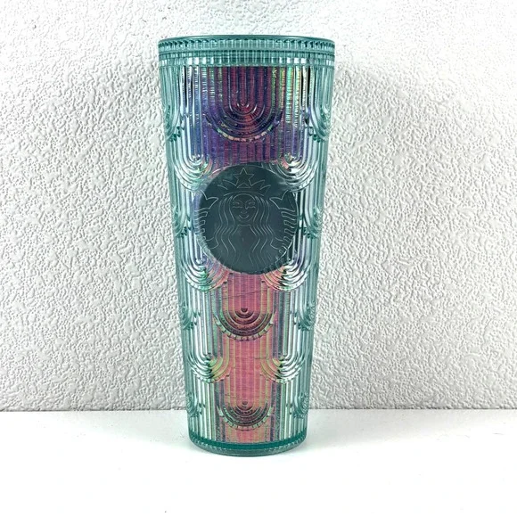 StarBucks Iridescent Mermaid Siren Shell Wave‎ Tumbler Collectible Holographic