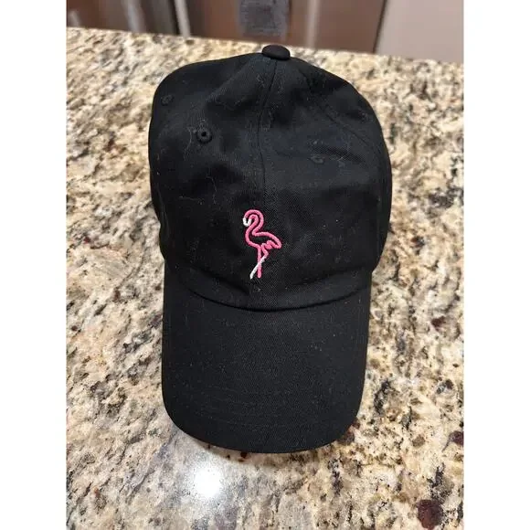 Chubbies Brand Adjustable The Black Flamingo Hat Baseball Hat Cap