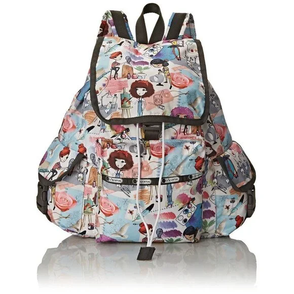 Moomin LeSportsac Backpack Large Print All Over