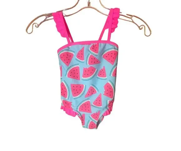 Shein Watermelon Print One Piece Swimsuit Sz (90) 24 months