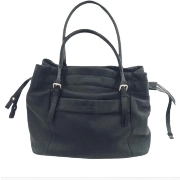 kate spade Westbury opus pebbled black leather satchel