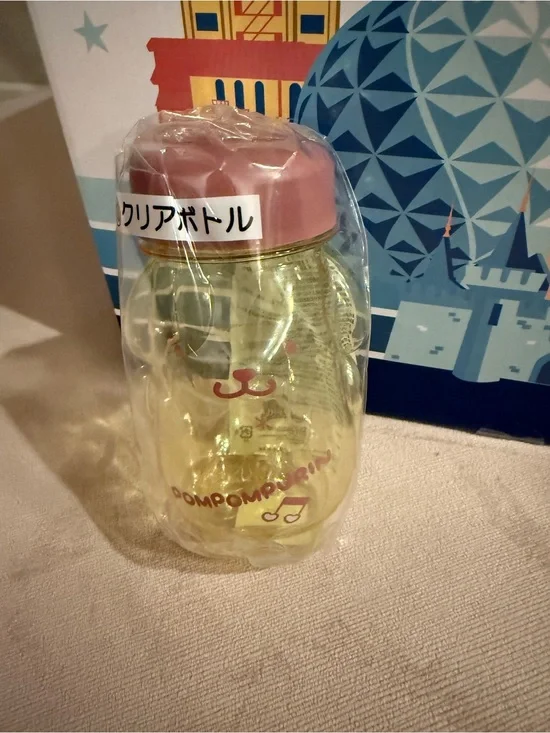 Sanrio Pompompurin Clear Bottle