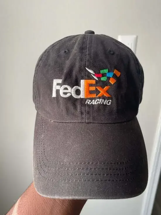 Legend Denny Hamlin #11 FedEx Racing Joe Gibbs Racing Embroidered Strapback Hat