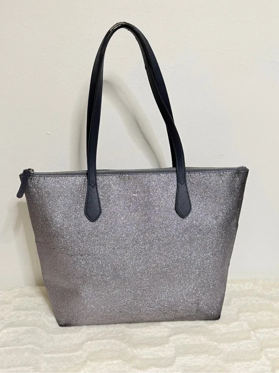 The Kate Spade Joeley Lola Shimmy Glitter Top Zip Tote Shoulder Bag